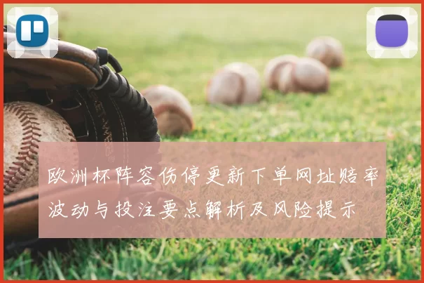 欧洲杯阵容伤停更新下单网址赔率波动与投注要点解析及风险提示