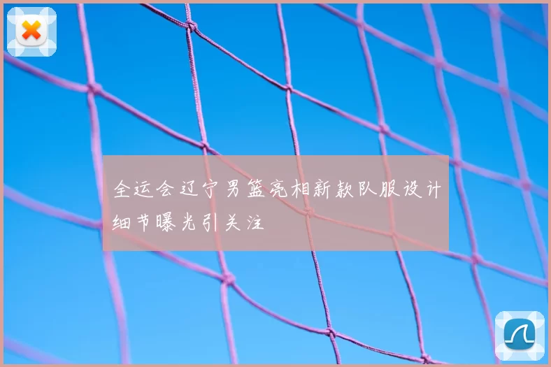 全运会辽宁男篮亮相新款队服设计细节曝光引关注