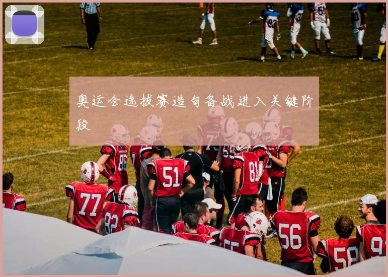 奥运会选拔赛造句备战进入关键阶段